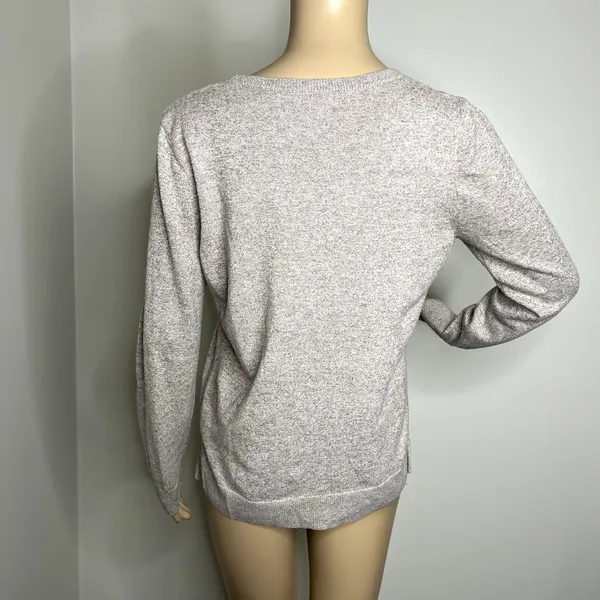 Old Navy Tan Crewneck Knit Sweater - Image 3