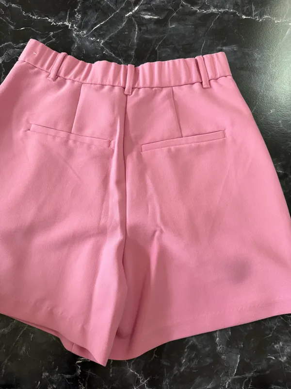 Abercrombie pink trouser shorts - Image 6