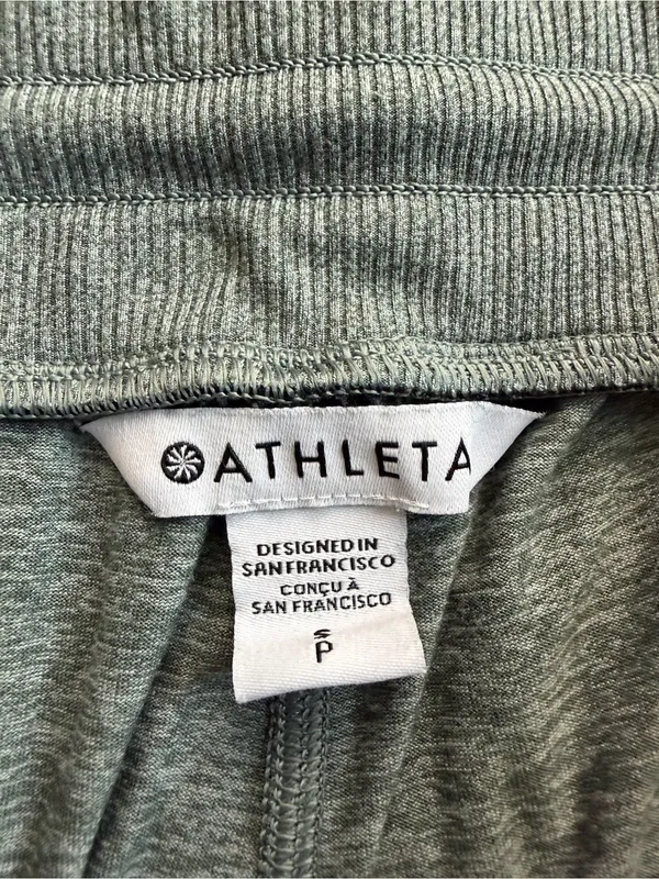 Athleta Uptempo Jogger Green Heather Soft Stretch Pants Size S - Image 3