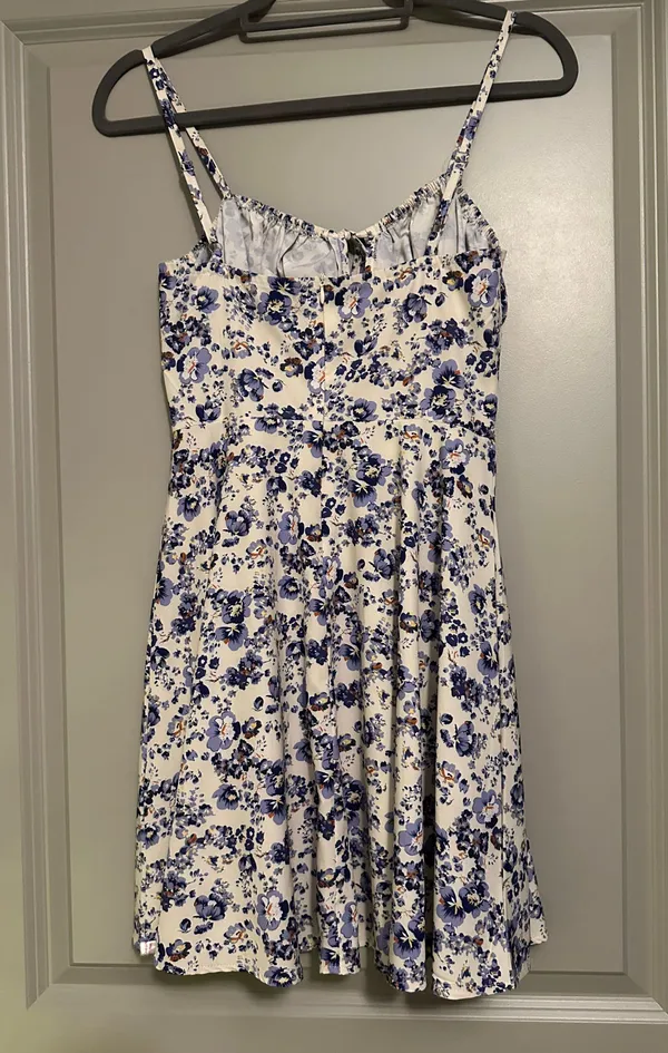Missguided Purple Floral Sundress - Image 2