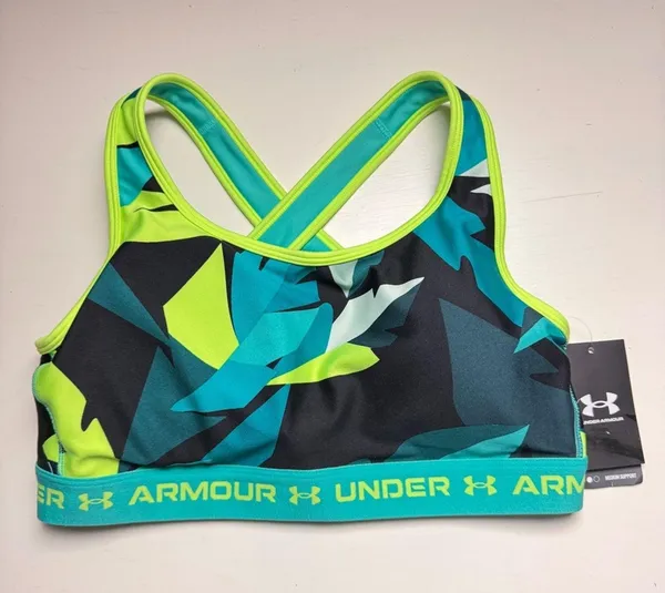 Under Armour Women's Sporty Athletic Workout Racerback Sports Bra Sz 1X NWT - Image 2