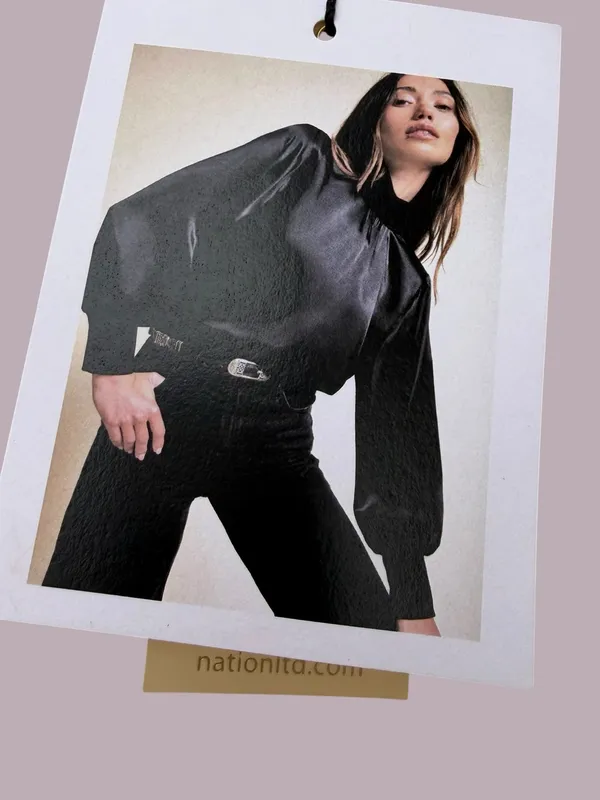 Nation LTD Satin Blouse - Image 3