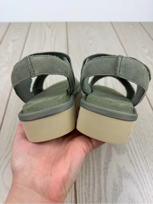 Koolaburra by UGG Women's Tizz Suede Slide Sandals US9 Limewash $80 - Image 7