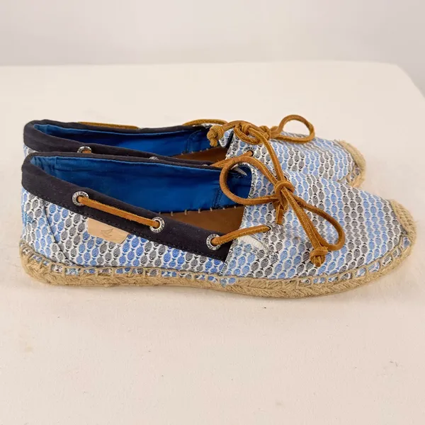 Sperry Top Sider Katana Espadrille Slip On Shoes in Blue Fish Size 6.5‎ - Image 5