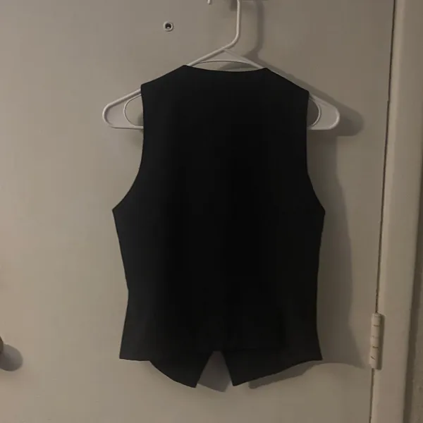 Zara Black Label Buttondown Vest M Academia Menswear Look Corporate Siren Preppy - Image 7