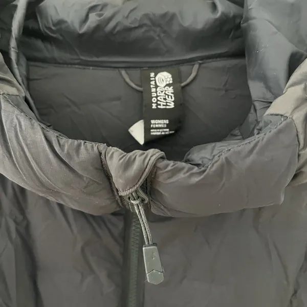 Mountain‎ Hardwear Stretch Duck Down Hoodie Puffer Jacket Black Ultralight M - Image 6