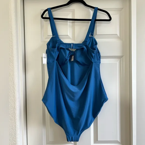Old Navy Brand New Blue One-Piece Swimsuit - Image 4