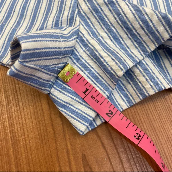 Altar'd State High Rise Blue White Striped Pajama Lounge Shorts Cotton NWT XXL - Image 4