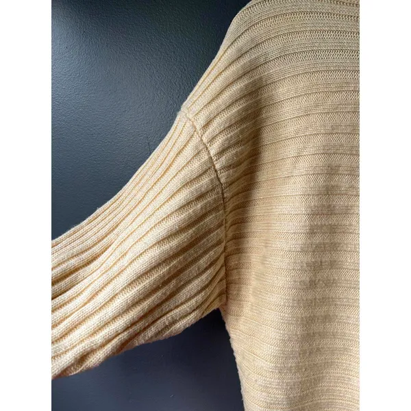Anthropologie Colorblock Ribbed Knit Sweater Size L - Image 11