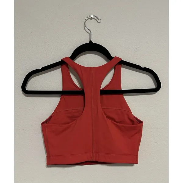 Outdoor Voices Red 2-Piece Activewear Set Racerback Sports Bra + Shorts S - Image 4