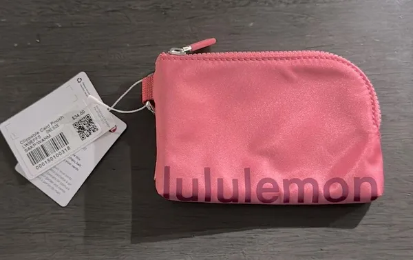 Lululemon Athletica Pink Zipper Pouch - Image 5