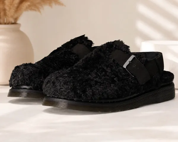 ✨ NWT Dr. Martens Jorge II WarmWair Fleece Slingback Mules - Black 🖤 (US W 8 / M 7 / EU 39) - Image 2