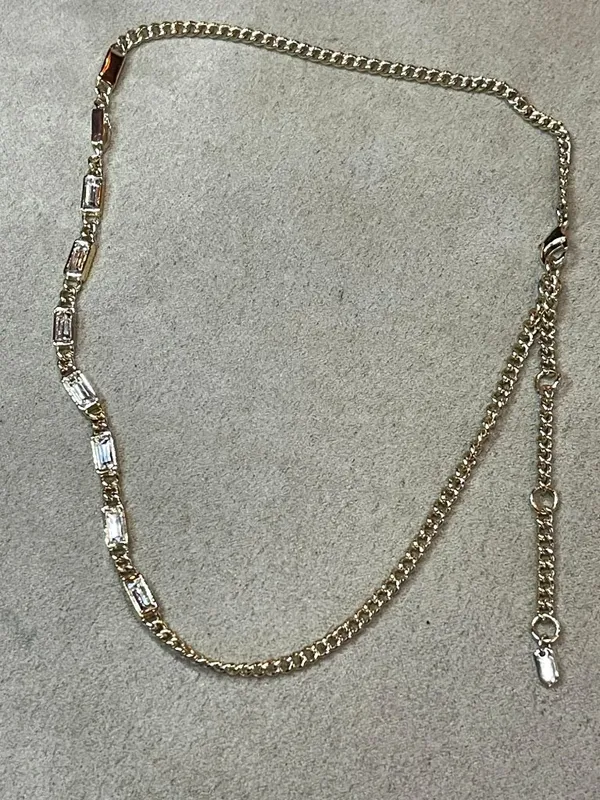 Lauren Ralph Lauren Gold Multicolor Crystal Necklace - Image 2