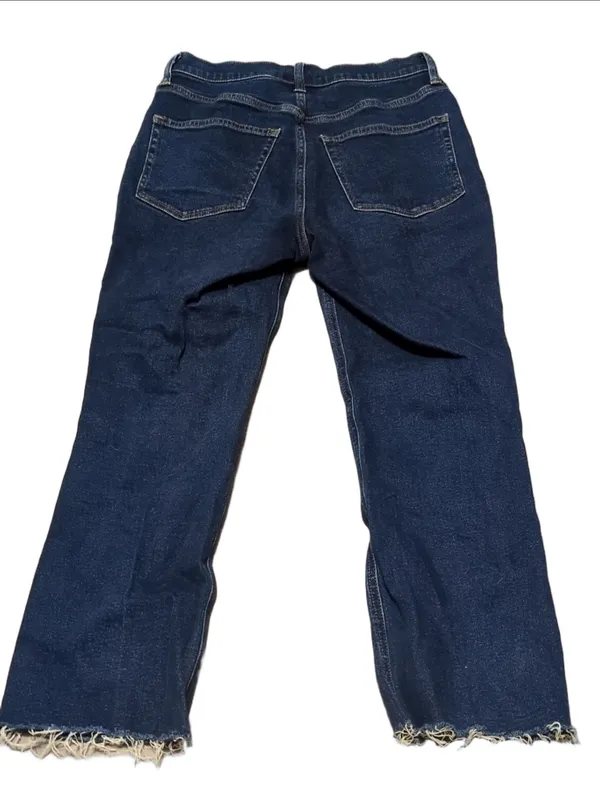 J.Crew Factory High Rise Flare Crop Jeans Size 27 - Image 7