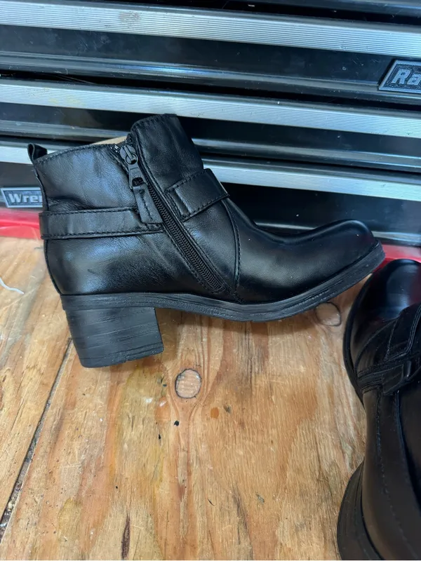 Miz Mooz Sydni Western Bootie Women's 7.5-8 Black New - Image 7