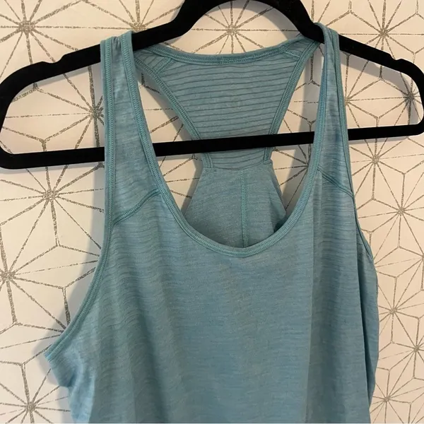 Lululemon Featherweight Teal Tank - Image 2