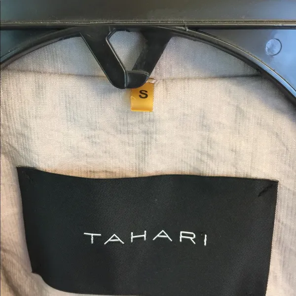 Tahari Beige Rain or Casual Coat S - Image 5