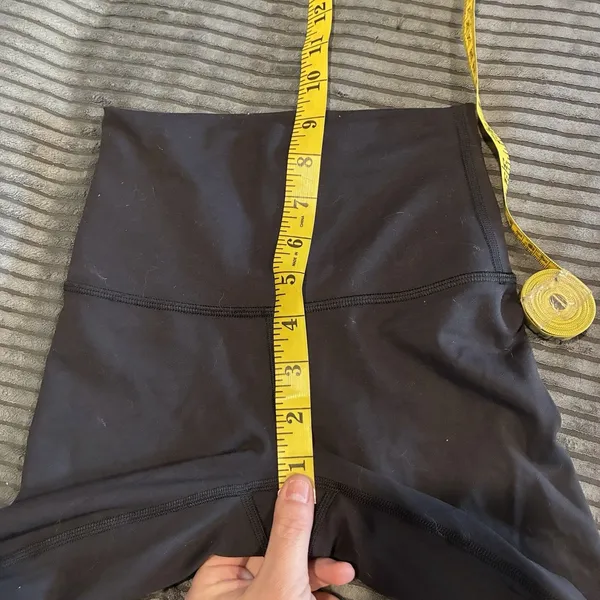 Lululemon Women's Black Solid Ankle Leggings Size 0 Spandex Align Logo - Image 7