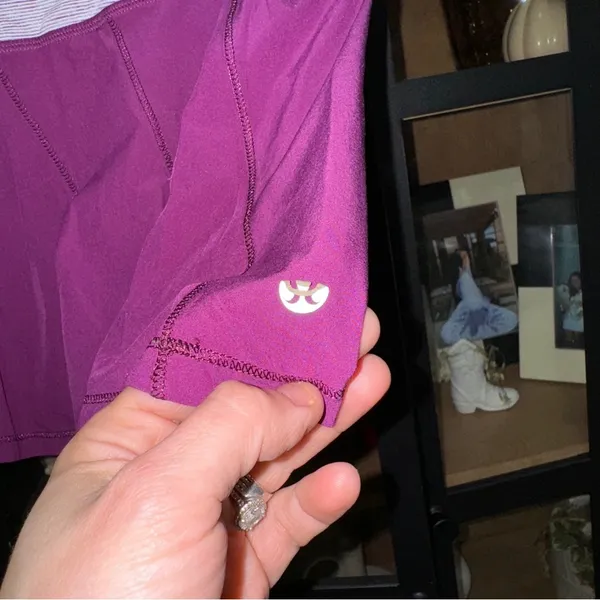 Lululemon Take Flight Skirt Purple Pleated Pace rival tennis setter skort mini - Image 4