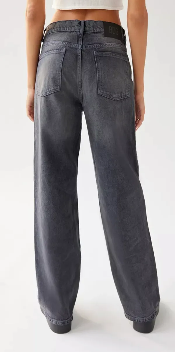 BDG dipped v front wide leg jeans - Image 2