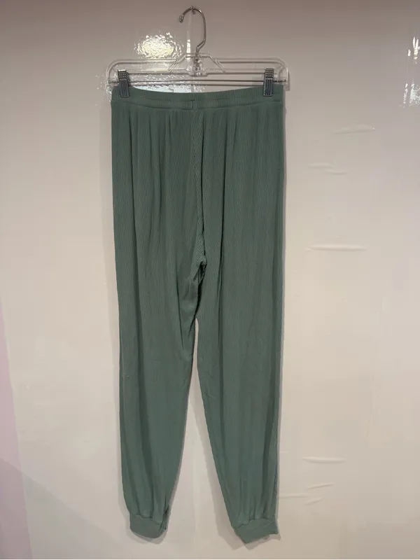 Alo ribbed Sage Green Lounge‎ Pants - Image 4