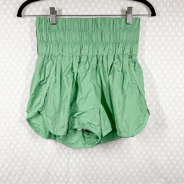 Free People Movement Green‎ High Rise The Way Home Shorts - Image 2
