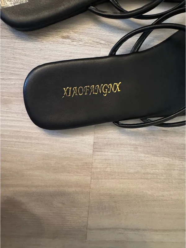 Black Sandals Size 37 - Image 2