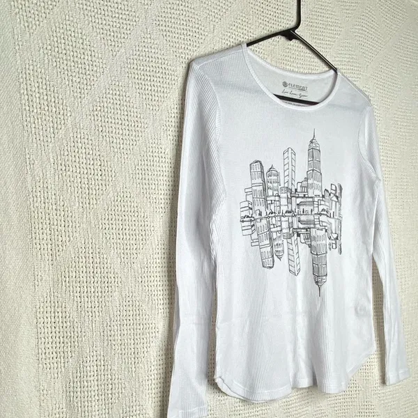 Element Eden Thermal Shirt White Size M - Image 4