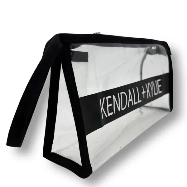 New‎ Kendall + Kylie Clear Makeup Bag Transparent Cosmetic Travel Pouch Case Y2K - Image 2