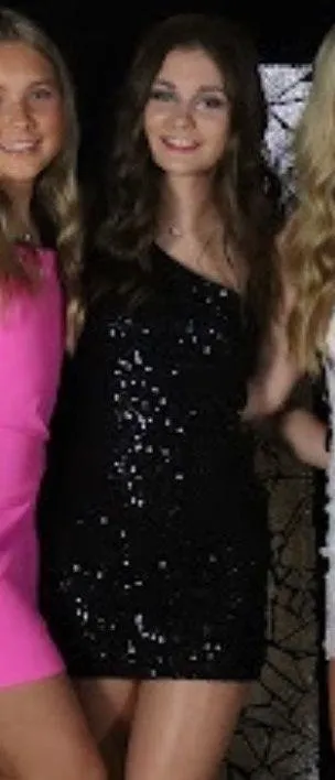 Black Hoco Dress Size M - Image 3