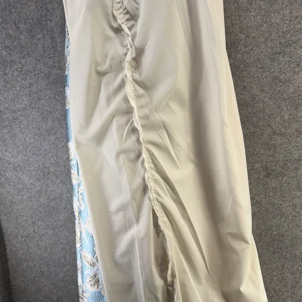 Petal & Pup Yasmine Maxi Dress Womens M Baby Blue‎ Floral Empire Waist Coquette - Image 12