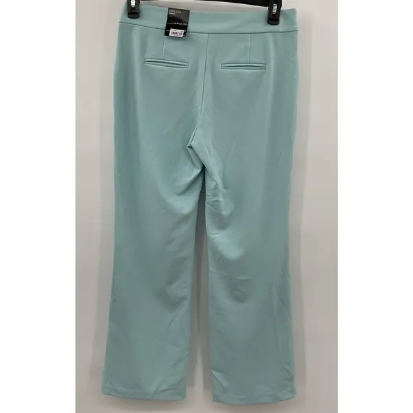 INC‎ Womens Teal Pants Wide Leg Size 8P NWT (A138) - Image 2