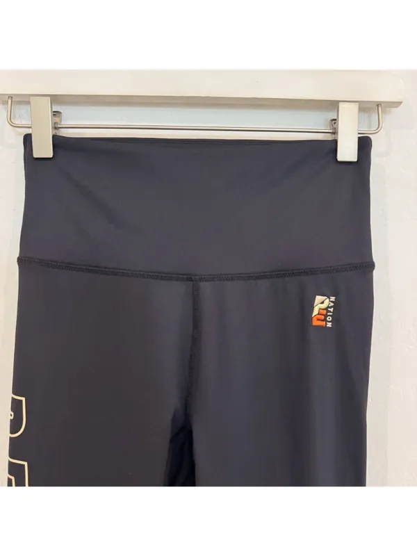 PE Nation High Rise Logo 7/8 Leggings Small Streetwear Blockette‎ Gorpcore Gym - Image 5