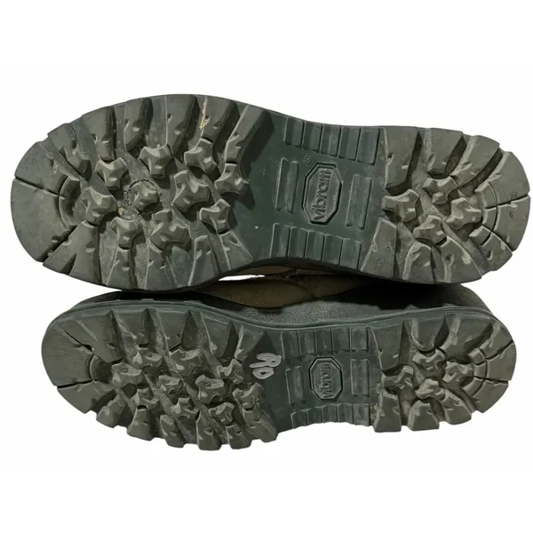 UFCW‎ Mondo Green Leather Suede Vibram Sole Military Combat Boots Men's Size 5 R - Image 8
