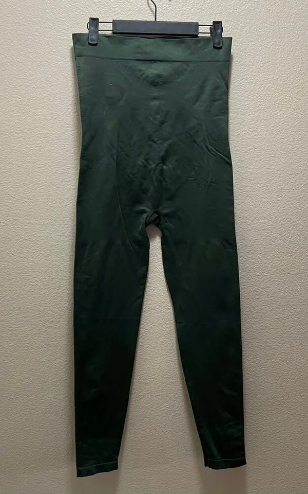 Blanqi Everyday Maternity Belly Support Leggings Storm Olive Green Size Large - Image 5