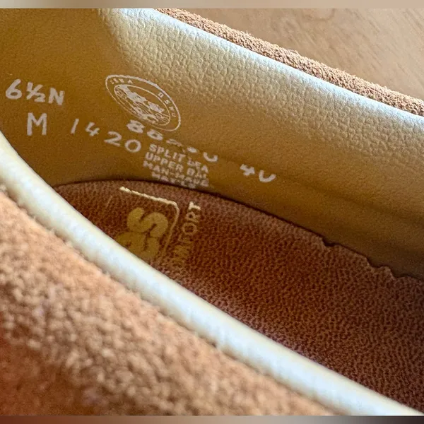Vintage 70’s Grizzlies Suede Chukka Wedge Shoes - Image 7