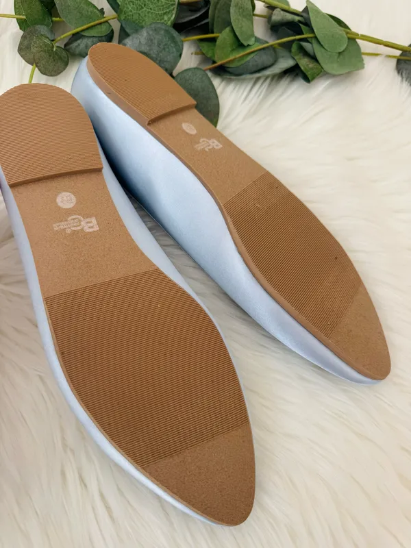 BC Footwear by Seychelles Georgette Satin Ballet Flats, Size 8.5 - Image 9