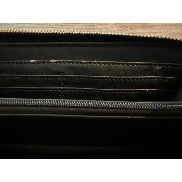 Nine West Cheeetah Black Gold Zip Wallet - Image 4