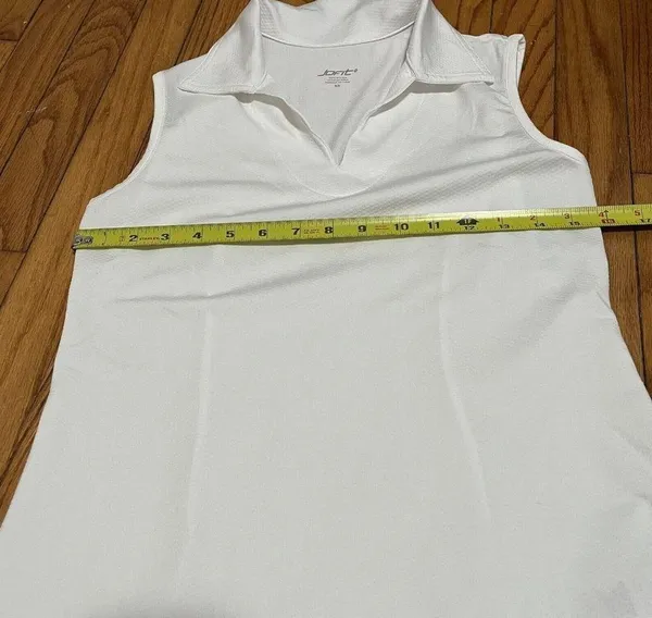 Jofit White Sleeveless Golf Polo Size XS - Image 5