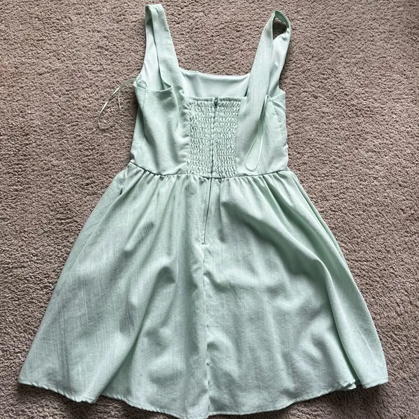 NWT Francesca’s/ Blue Rain Mini Flowy Dress - Image 2
