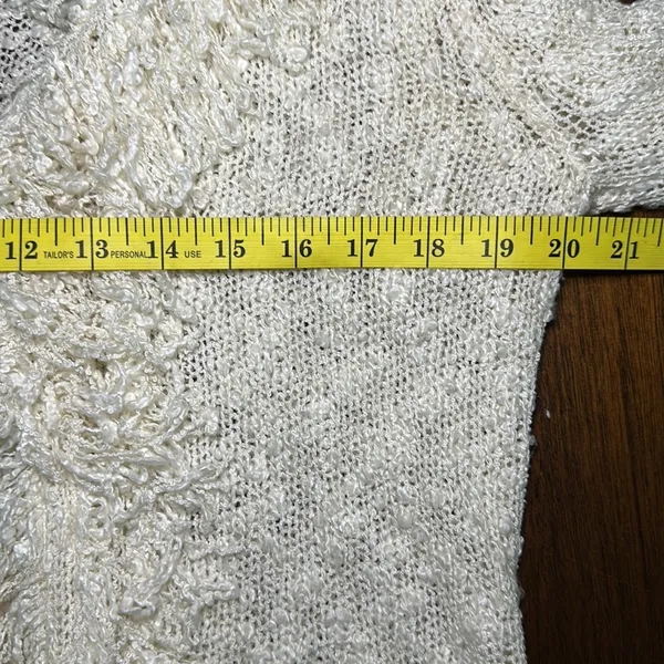 Cato Women’s Beige Single Button‎ Long Sleeve Cardigan Sweater Size Large - Image 6