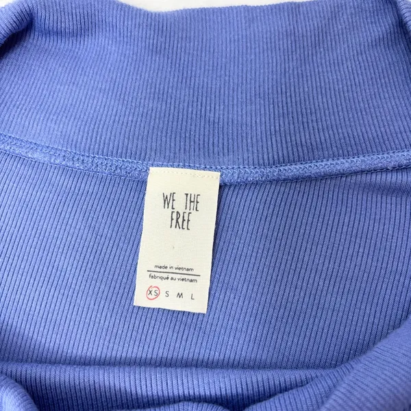 Free People We The Free Grapevine Long‎ Sleeve Tunic in the color Sky Blue XS - Image 11