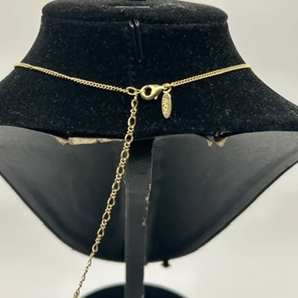 Vintage Real Gold Jesus Crucifix Cross Pendant Chain Plated Stainless Steel - Image 4