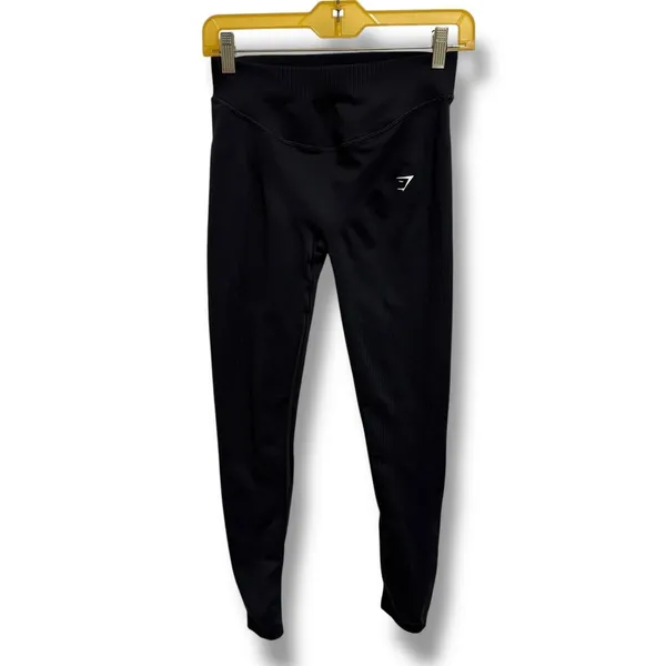 Gymshark Training Seamless Leggings Black Womens Activewear Workout Size XS‎ - Image 2
