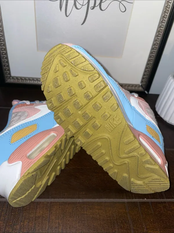 Nike Air Max 90 SE “Sun Club Multi” Women’s Sneakers Size 6 (DJ9997-100) - Image 15