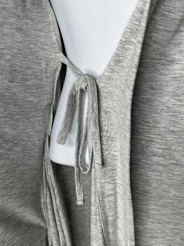 Posh Peanut Mommy Robe in Light Gray Size Small Soft Maternity - Image 7