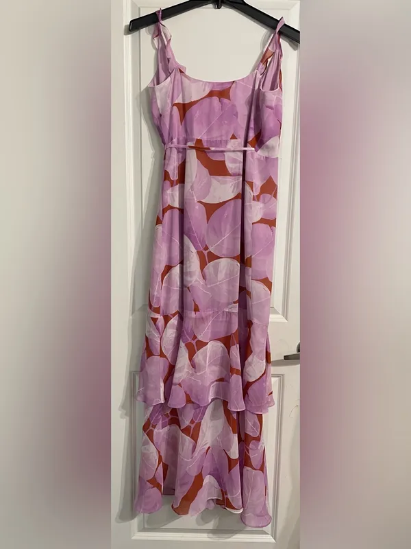Hutch Anthropologie Sleeveless Georgia Wrap Maxi Dress Multi Floral Size Small - Image 8