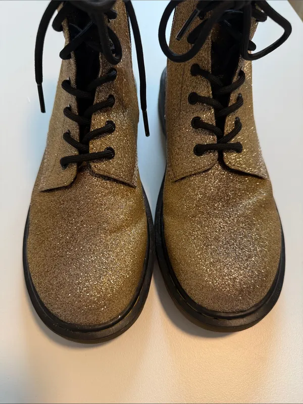 Dr. Martens Gold Delaney Glitter Boot sz 7 - Image 2