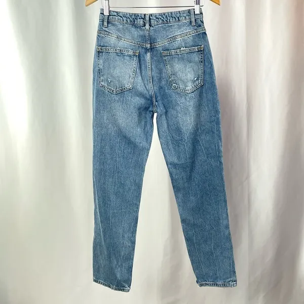 Free People Dakota Straight‎ Leg Jean in Indigo Blue Size 26 - Image 5