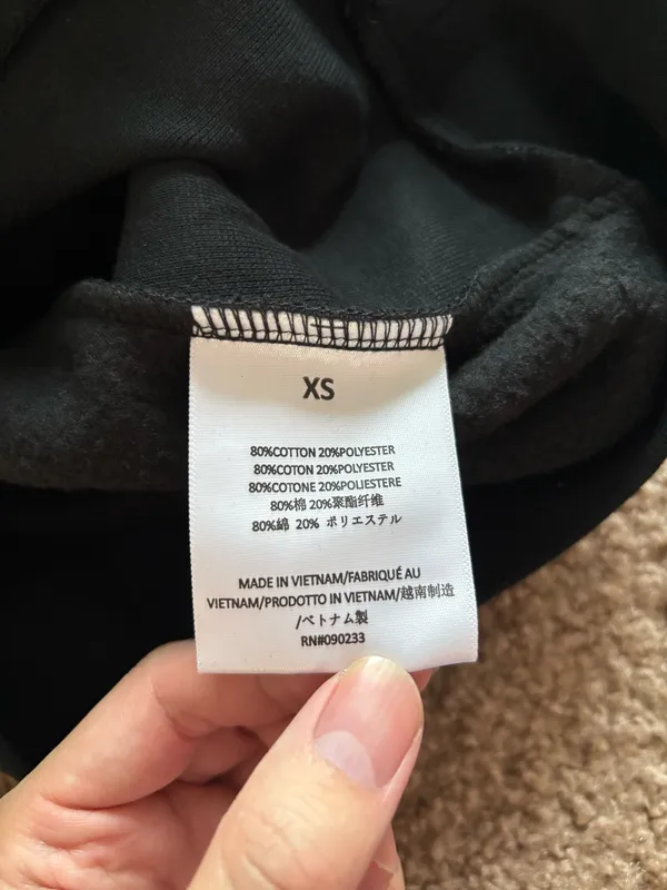Fear of God Essentials Hoodie Jet Black Men’s XS - Image 4